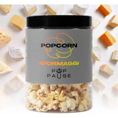 Pop Pause Popcorn 4 druhy sýru 1000 ml 50 g – Zboží Dáma