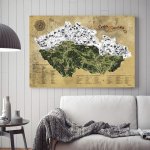 Stírací mapa Česka DELUXE XL - stříbrná – Hledejceny.cz