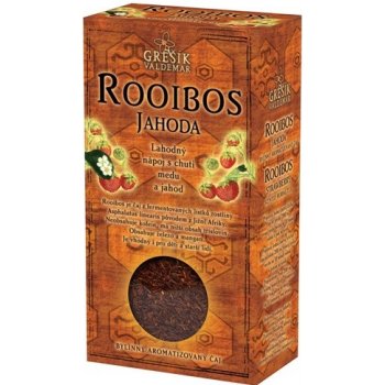 Grešík Čaje 4 světadílů Rooibos Jahoda 70 g