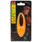 Přívěsek DOG FANTASY LED silikon oranžový 8cm – Zboží Mobilmania