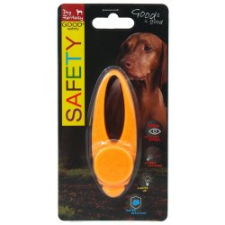 Přívěsek DOG FANTASY LED silikon oranžový 8cm