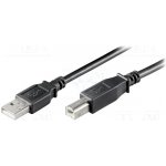 Goobay 68902 USB 2.0, USB A vidlice, USB B vidlice, 5m, černý