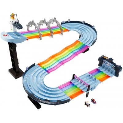 Hot Wheels Mario Kart Duhová závodní dráha se světly a zvuky GXX41 – Zboží Dáma