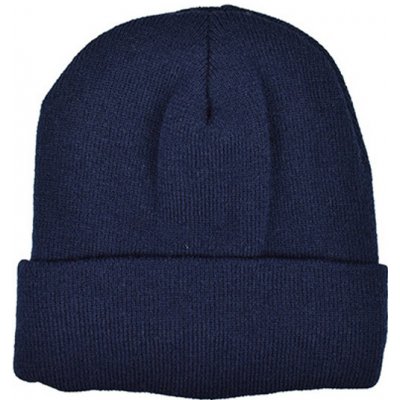 L-Merch pletená čepice s fleecem C1454 Navy – Hledejceny.cz