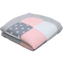 Ullenboom deka a vložka do ohrádky růžovo šedá