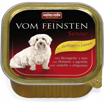 Animonda Vom Feinsten Senior Dog drůbeží a jehněčí 150 g – Zboží Mobilmania