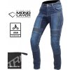 Kalhoty na motorku Trilobite Parado Monolayer AAA Slim fit Lady Long modré