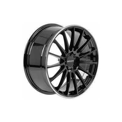 MONACO WHEELS MC1 8x18 5x112 ET35 gloss black polished lip | Zboží Auto