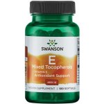 Swanson Vitamin E Mixed Tocopherols 400 IU 268 mg 100 gelové tablety – Hledejceny.cz