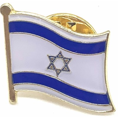 Odznáček - Izraelská vlajka (1.5 cm) – Hledejceny.cz