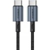 usb kabel ChoeTech XCC-1014 USB-C 60W, 1,2m, černý
