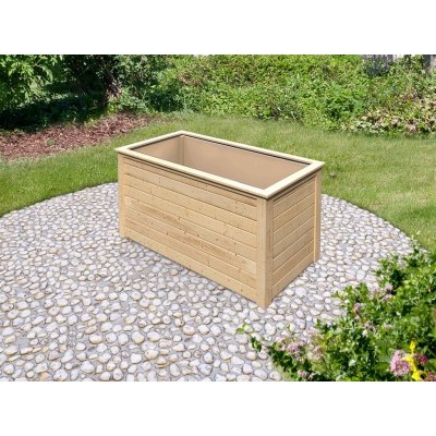 vyvýšený záhon KARIBU HOCHBEET 281 83326 natur – Zboží Dáma