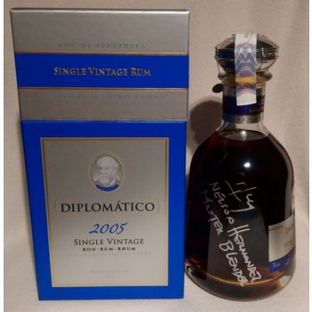 Diplomatico Single Vintage 2005 12y 43% 0,7 l podepsáno master blenderem (karton)