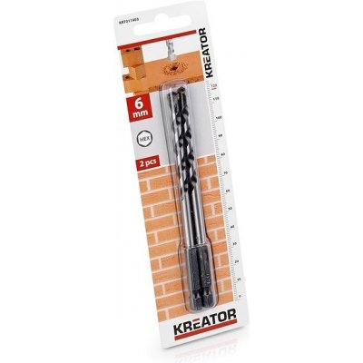 Kreator vrták do betonu 6 x 120 mm HEX KRT011403