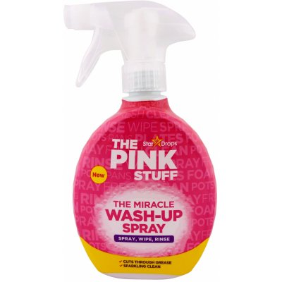 The Pink stuff Wash-Up zázračný prostředek na nádobí ve speji 500 ml – Hledejceny.cz