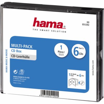 Hama CD-Multipack prázdné obaly 6ks v bal. – Zboží Živě