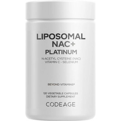Codeage Liposomal NAC+ Platinum 120 Veg Kapslí – Hledejceny.cz