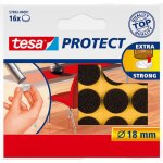 tesa® Protect Plstěné samolepicí podložky Barva: hnědá, Rozměr: 100 mm : 80 mm, Doplňující informace: obdélník, k nastříhání – Zboží Mobilmania