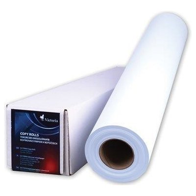 VICTORIA PAPER Xerografický papír, role, 594 mm x 50 m, 50 mm dutina, 80g, VICTORIA – Zboží Živě