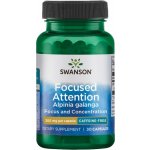Swanson Focused Attention Alpinia Galanga 300 mg 30 kapslí – Hledejceny.cz