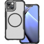 Leading MagSafe case pouzdro / kryt pro Apple iPhone 15 (6,1") clear / black – Zboží Mobilmania