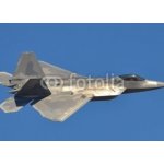 WEBLUX 76599049 Samolepka fólie Stealth Fighter Jet dravec černý jantar military rozměry 200 x 144 cm