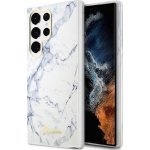 Pouzdro Guess Samsung Galaxy S23 Ultra Marble bílé – Sleviste.cz