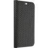 Pouzdro a kryt na mobilní telefon Pouzdro Forcell LUNA Book Carbon Samsung Galaxy S10 Plus černé
