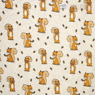 Teplákovina alpen fleece / warmkeeper se zvířátky – Hledejceny.cz