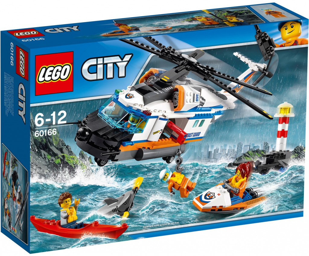 LEGO® City 60166 Výkonná záchranářská helikoptéra