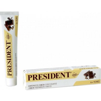 PresiDENT Zubní pasta gel děti 6+ let Čokoláda 50 ml