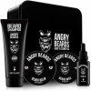 Kosmetická sada Angry Beards Jack Saloon olej na vousy 30 ml + balzám na vousy 50 ml + vosk na vousy 30 ml + šampon na vousy 250 ml dárková sada