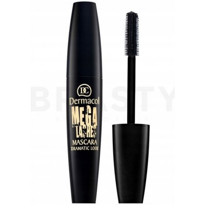 Dermacol Mega Lashes Super Volume řasenka Black 13 ml – Zboží Dáma
