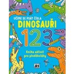 Kniha aktivit pro předškoláky Učíme se psát čísla Dinosauři – Hledejceny.cz
