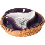 Banquet miska v košíku Lavender 4 díly OK 23 cm – HobbyKompas.cz