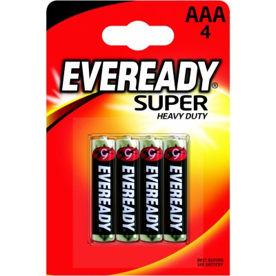 Energizer Eveready Super Heavy Duty AAA 4ks 7638900227550 – Zboží Mobilmania