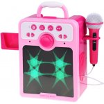 Mamido Hudební reproduktor pro děti s mikrofonem růžový