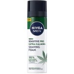 Nivea Men Sensitive Pro Ultra pěna na holení s konopným olejem 200 ml – Zboží Dáma