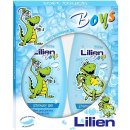 Lilien Boys dětský sprchový gel + pěna 2 x 400 ml dárková sada