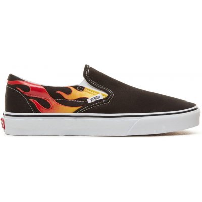 Vans FLAME classic slip-on SHOES Flame black/black/True White – Zboží Mobilmania