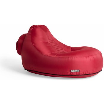 SoftyBag nafukovací židle červená