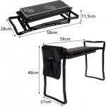 Gardlov 23731 Multifunkční zahradní klekátko 60 x 50 x 27 cm, černá – Zboží Dáma