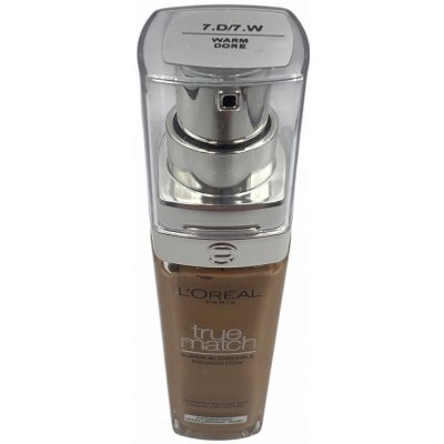 L'Oréal Paris True Match sjednocující a zdokonalující make-up Golden Amber 7D 7W 30 ml – Sleviste.cz