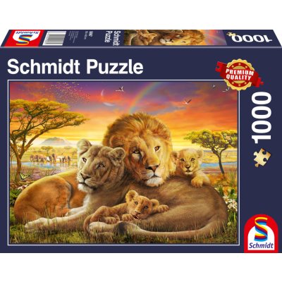 Schmidt Mazlení lví rodina 1000 dílků