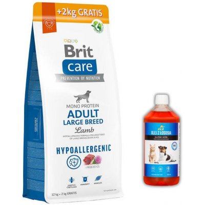 Brit Care Hypoallergenic Adult Large Breed Lamb 14 kg – Zboží Dáma