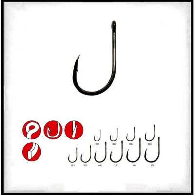 Gamakatsu LS-3313F New Label Eyed Hooks Black