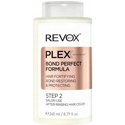 Revox B77 PLEX Bond Perfect Formula. Step 2 posilující péče po chemickém ošetření vlasů 260 ml – Hledejceny.cz