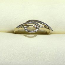 Zlatnictví Smaragd Briliantový prsten ze žlutého a bílého zlata V54