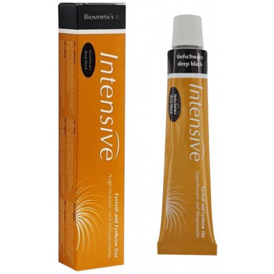 Biosmetics Barva na řasy a obočí Intensive Deep black 20 ml – Zboží Dáma