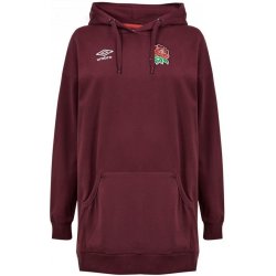 Umbro England Rugby dámská mikina Merlot/White